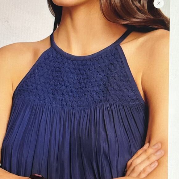 NWT Ramy Brook “Bianca” Midi Halter Dress MSRP $495 - Picture 2 of 7